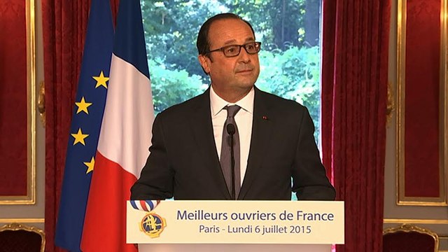 Discours aux meilleurs ouvriers de France