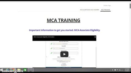 Free Quality MCA Training