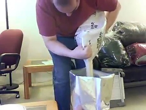 Vacuum seal a mylar bag with a food saver