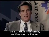 Mitt Romney Speaks About the Olympics in French (Subtitled)