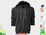 Anvil Mens Full Zip Hooded Sweat / Hoodie (3XL) (Charcoal)