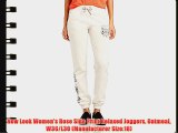 New Look Women's Rose Side Print Relaxed Joggers Oatmeal W36/L30 (Manufacturer Size:18)