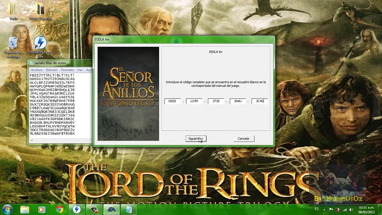 Descargar El señor de los Anillos el Retorno del Rey Full + Español [2013]