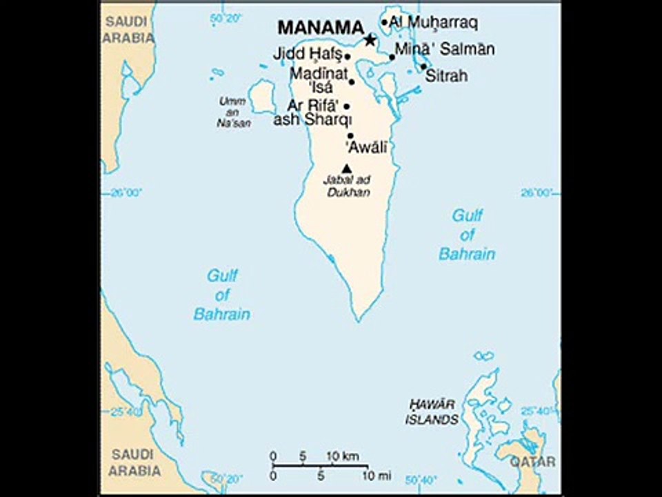 Bahrain Map