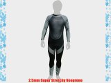 (S Black) Mens Adult Full Length Wetsuit by Soles Up Front.