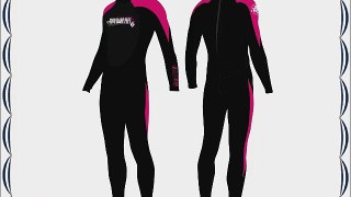 SUPAFLEX II Womens Ladies Wetsuit Full Length 3/2mm (Raspberry M)
