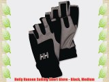 Helly Hansen Sailing Short Glove - Black Medium