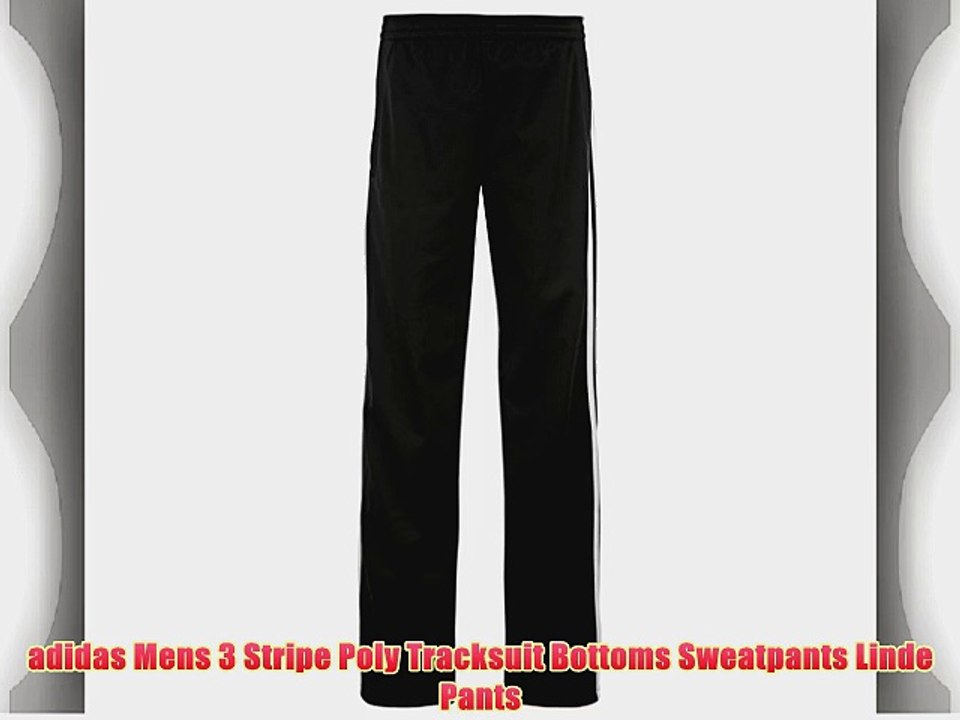 adidas poly tracksuit bottoms