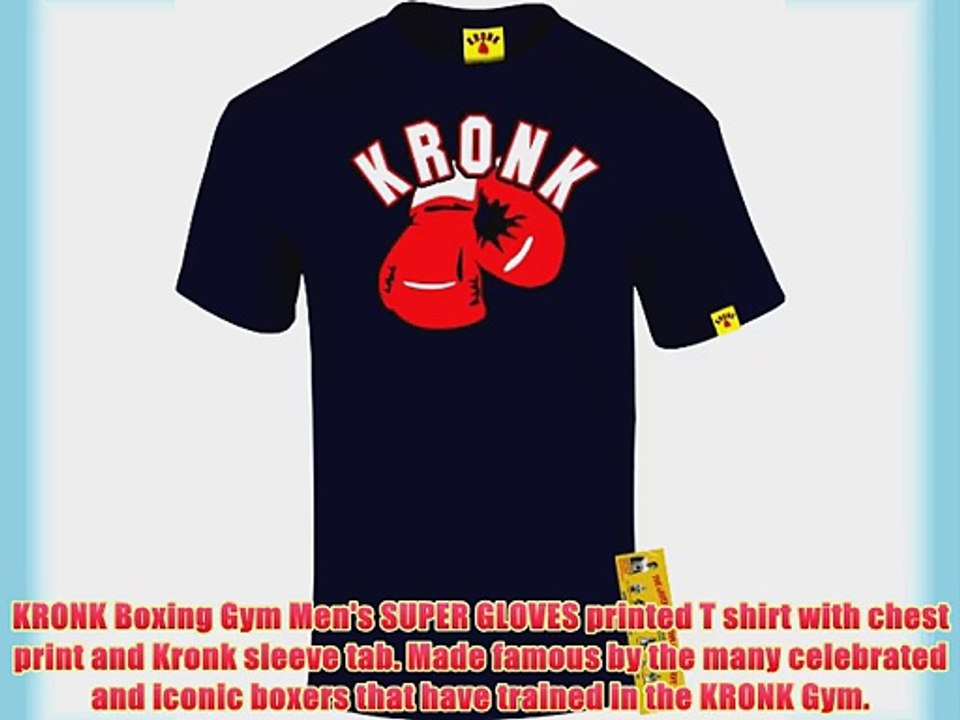 Kronk Boxing Men's Super Gloves T Shirt Navy xx-large Adonis Stevenson Klitschko Lennox Hitman