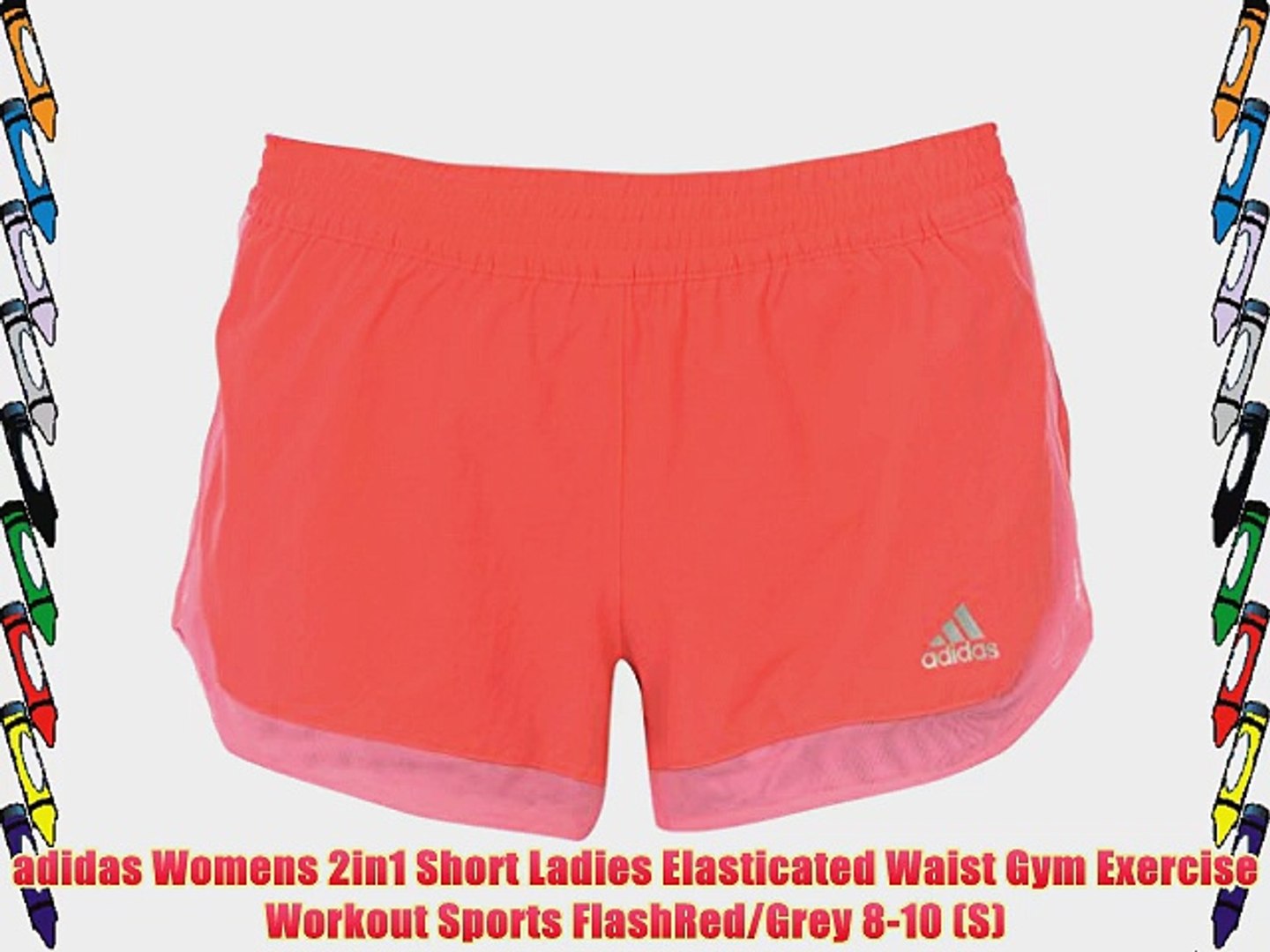 adidas 2in1 short ladies