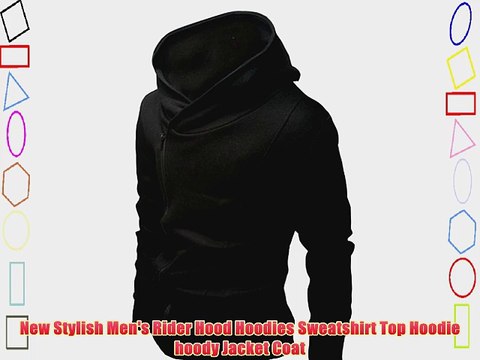 New Stylish Men's Rider Hood Hoodies Sweatshirt Top Hoodie hoody Jacket Coat