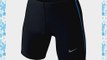 Nike Mens Tech Shorts Sports Running Pants Bottoms Elasticated Waistband Black/Blue L