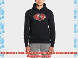 New Era Men's Team Logo Hoody San Francisco 49ERS Long Sleeve Hoodie Black Large