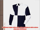 Front Row Quartered Rugby Shirt in White / Navy Size L