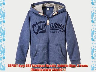 ESPRIT Boys ESS Cardigan Hoodie Dolphin Blue 3 Years (Manufacturer Size:92 )