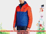Arsenal Reversible Jacket - red/blue 2014 2015 Red High Risk Red-Estate Blue Size:M