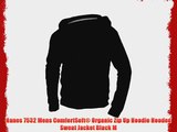 Hanes 7532 Mens ComfortSoft? Organic Zip Up Hoodie Hooded Sweat Jacket Black M