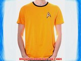 Star Trek Men's Uniforme Round Collar Short Sleeve T-Shirt Yellow (Jaune) Large (Manufacturer