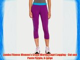 Zumba Fitness Women's Crave Worthy Capri Legging - Cut and Paste Purple X-Large