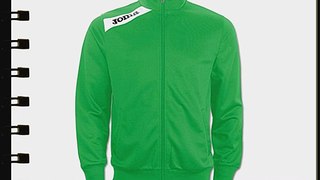 Joma Boy's Victory Tricot Football Tracksuit Jacket Green / White 14 Years