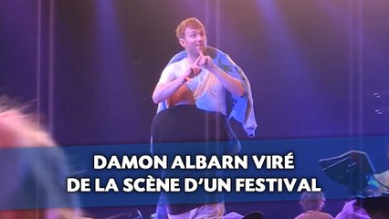 Damon Albarn viré de la scène d'un festival