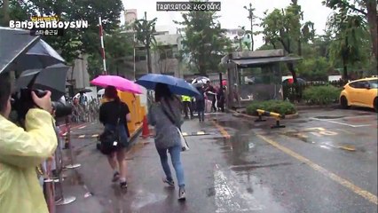 [Vietsub] [BangtanBoysVN] 150630 BTS On the Way to Music Bank