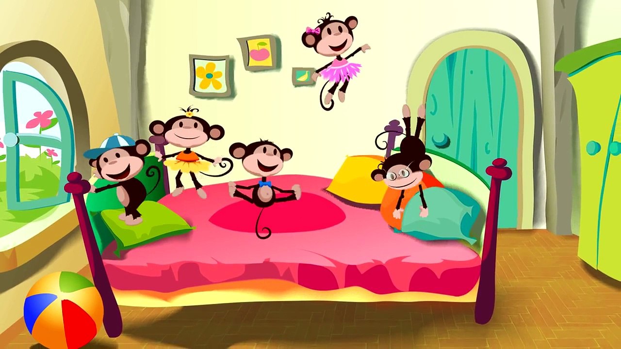 Five Little Monkeys HD - Children's Song - appMink.com