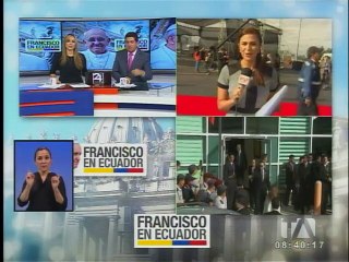 Así fue la salida de papa Francisco rumbo a Guayaquil