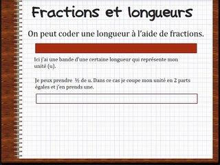 utiliser les fractions pour coder des longueurs