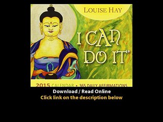 [Download PDF] I Can Do It 2015 Calendar 365 Daily Affirmations