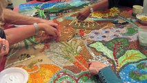 Community Mosaic Art at East Finchley Allotments - with Leona from Artists Resource