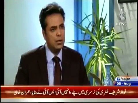 Imran Khan got angry on - Talat Hussain Question During Exclusive Interview