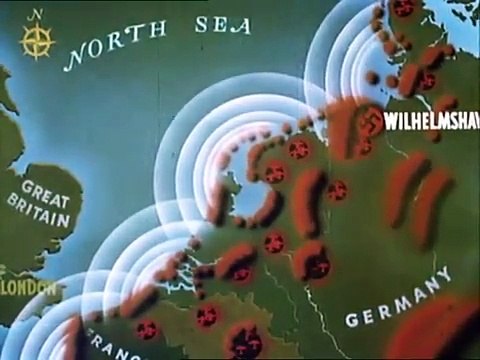 WW2 Bombers - 1943 color footage documentary