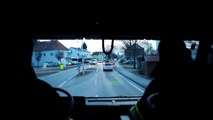 FF Alkoven: Anfahrt zu Verkehrsunfall am 6. Februar 2012