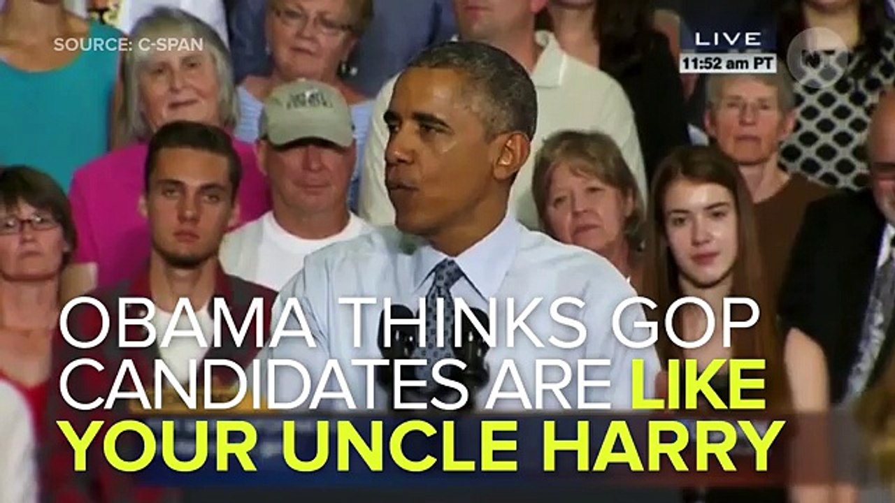 Obama: GOP Candidates Are Like Your Uncle Harry At Thanksgiving