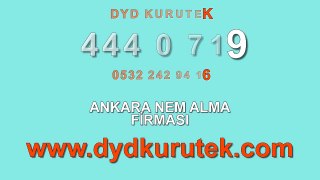 Ankara Nem Alma Firması « DYD 444 0 719 » Nem Alma
