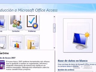 como crear una base de datos en access 2010