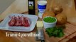 English Lamb Cutlets on Minted pea puree