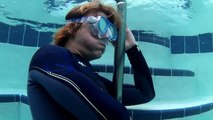 Underwater breath hold training: Week 1 Dalton || 00:01:45 (Liquid Image Ego Cam)