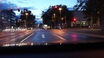Hannover City night drive in an Audi A4 1.8 TFSI