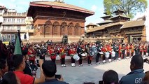 Military Orchestra of the Republic of Nepal. Katmandu. Durbar Square