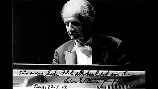 Kempff plays Schubert Piano Sonata in A Minor D537 (Op.164)