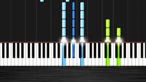 The Weeknd - Earned It (Fifty Shades of Grey) Piano Tutorial (50% Speed) - Synthesia