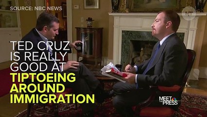 Ted Cruz Is A Pro At Not Talking About Immigration