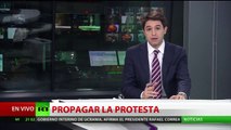 La Policía agrede al periodista de la agencia de RT, Ruptly, durante la protesta en Madrid