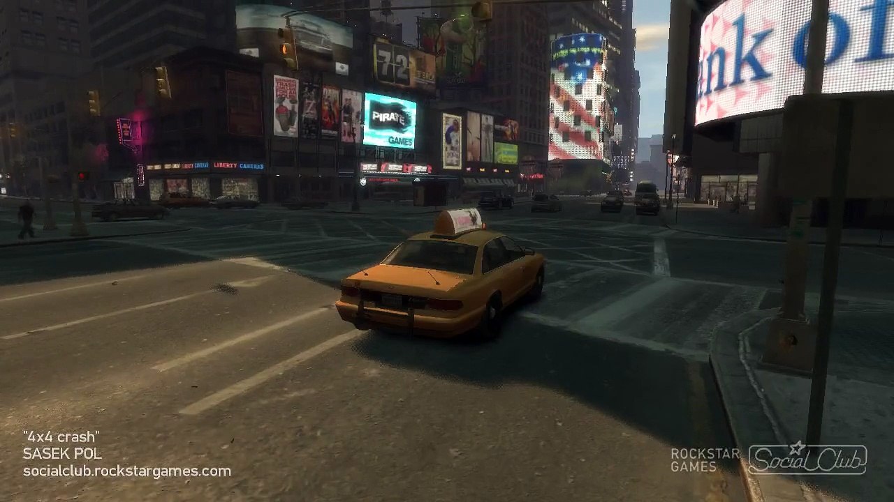 GTA4 4x4 crash