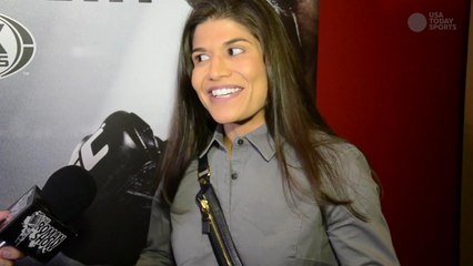 Jessica Aguilar on champ Joanna Jedrzejczyk, Claudia Gadelha