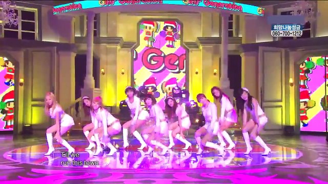 101225 SNSD少女時代 Oh! + Hoot Xmas Special Stage 720p 720p