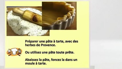 Tarte à  la tomate à  la créme moutarde et herbes de Provence facile rapide en 10 min