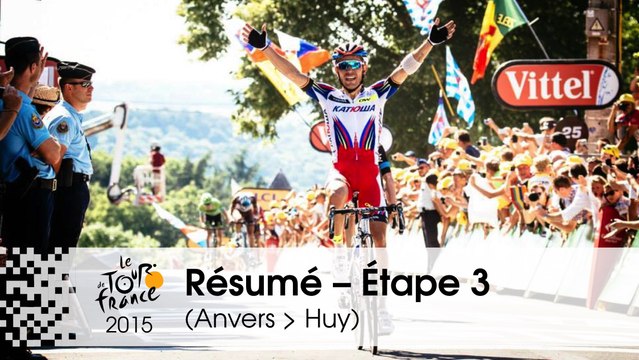 Résumé - Étape 3 (Anvers > Huy) - Tour de France 2015